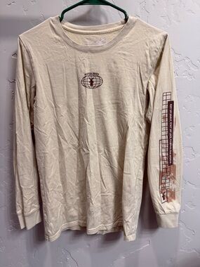 Dutch Bros Men's Long Sleeve Cream Tee